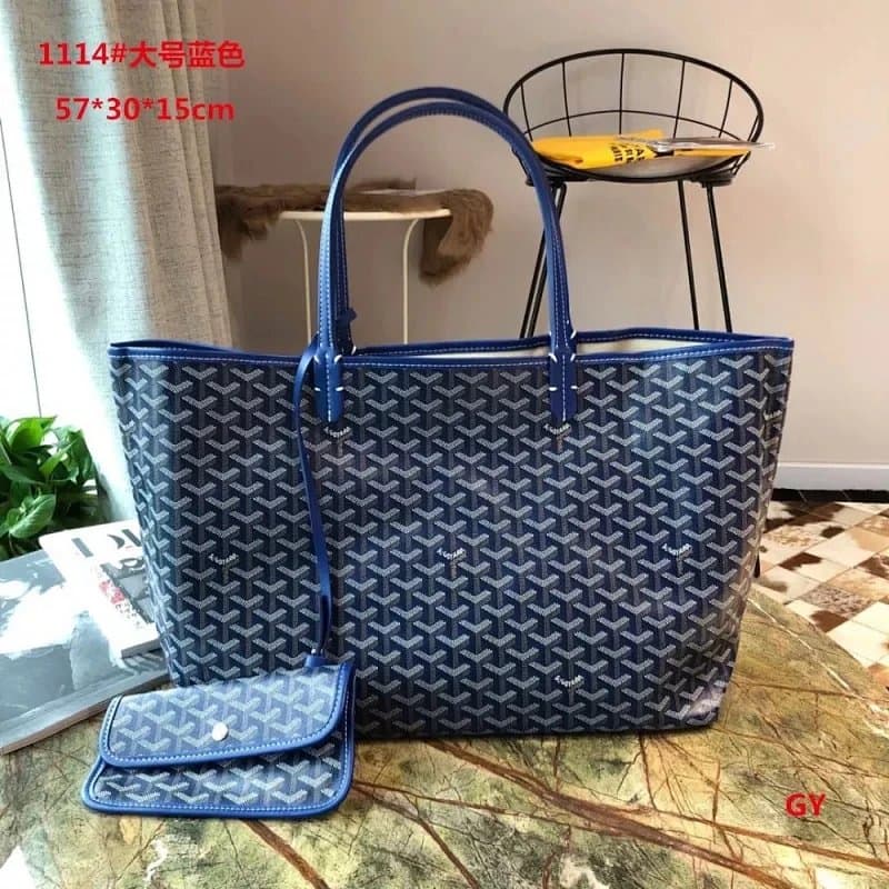 Goyard Saint Louis Tote Goyardine Canvas