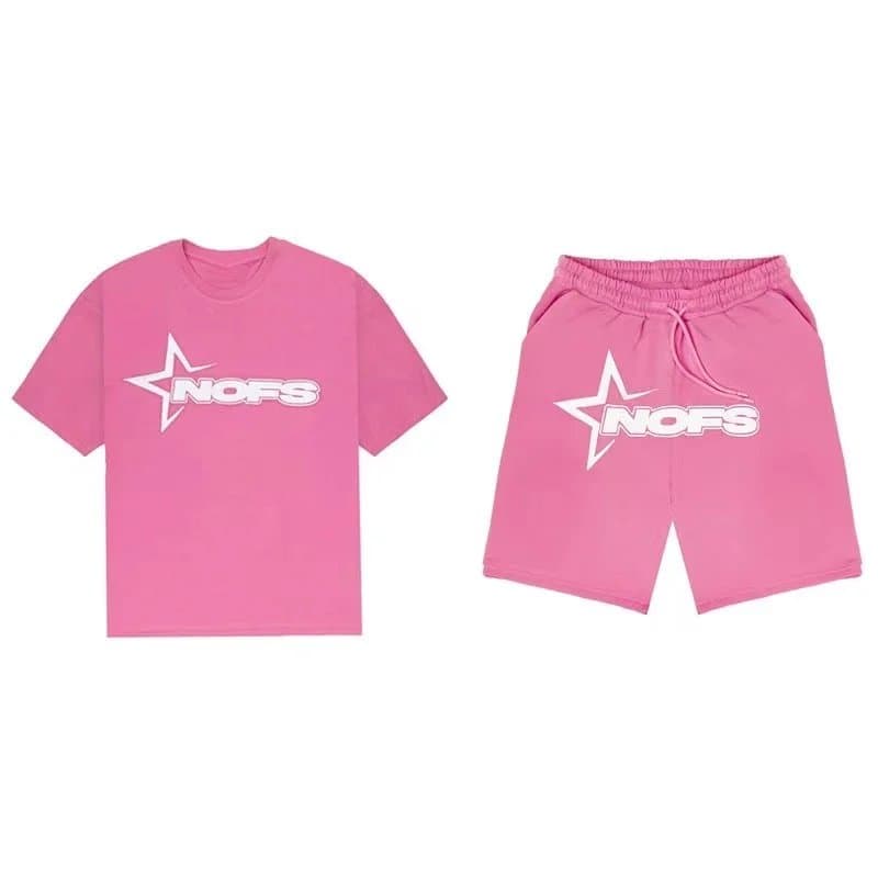 Nike × Corteiz NOFS Tee & Shorts Set Star Logo