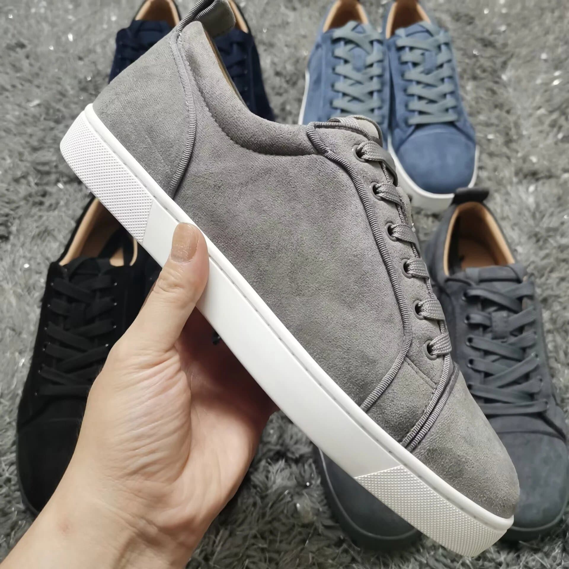 Christian Louboutin Low Sneaker Suede Low Top