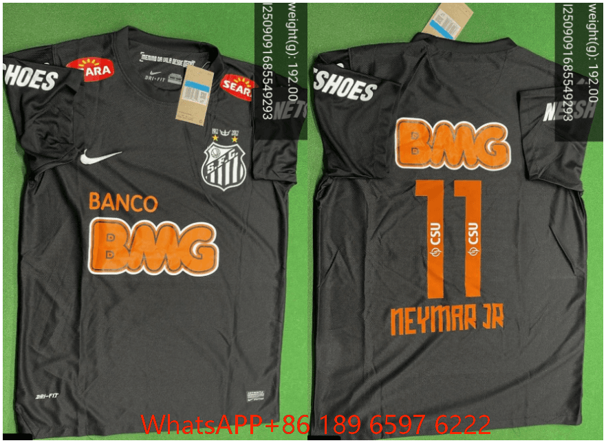Nike × Cartier Santos FC Away Jersey BMG Sponsor