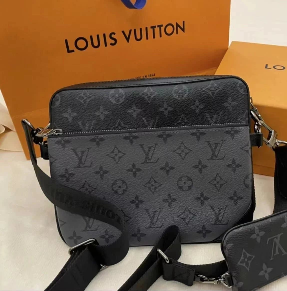 Louis Vuitton Multi Pochette Accessories Monogram Eclipse
