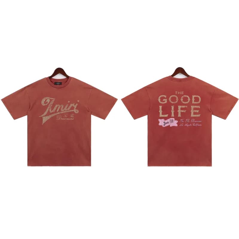 Amiri Graphic Tee The Good Life