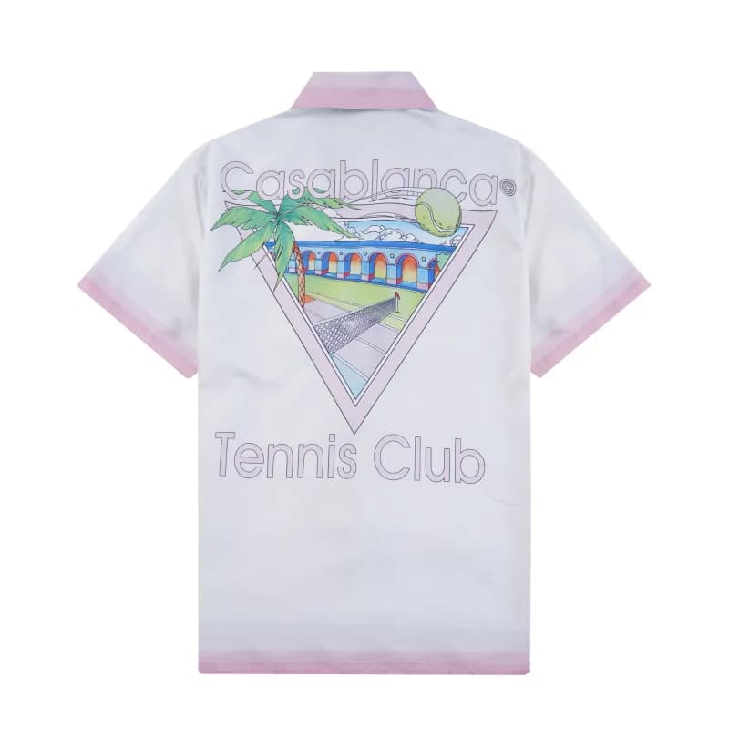 Casablanca Tennis Club Shirt Palm Tree Graphic