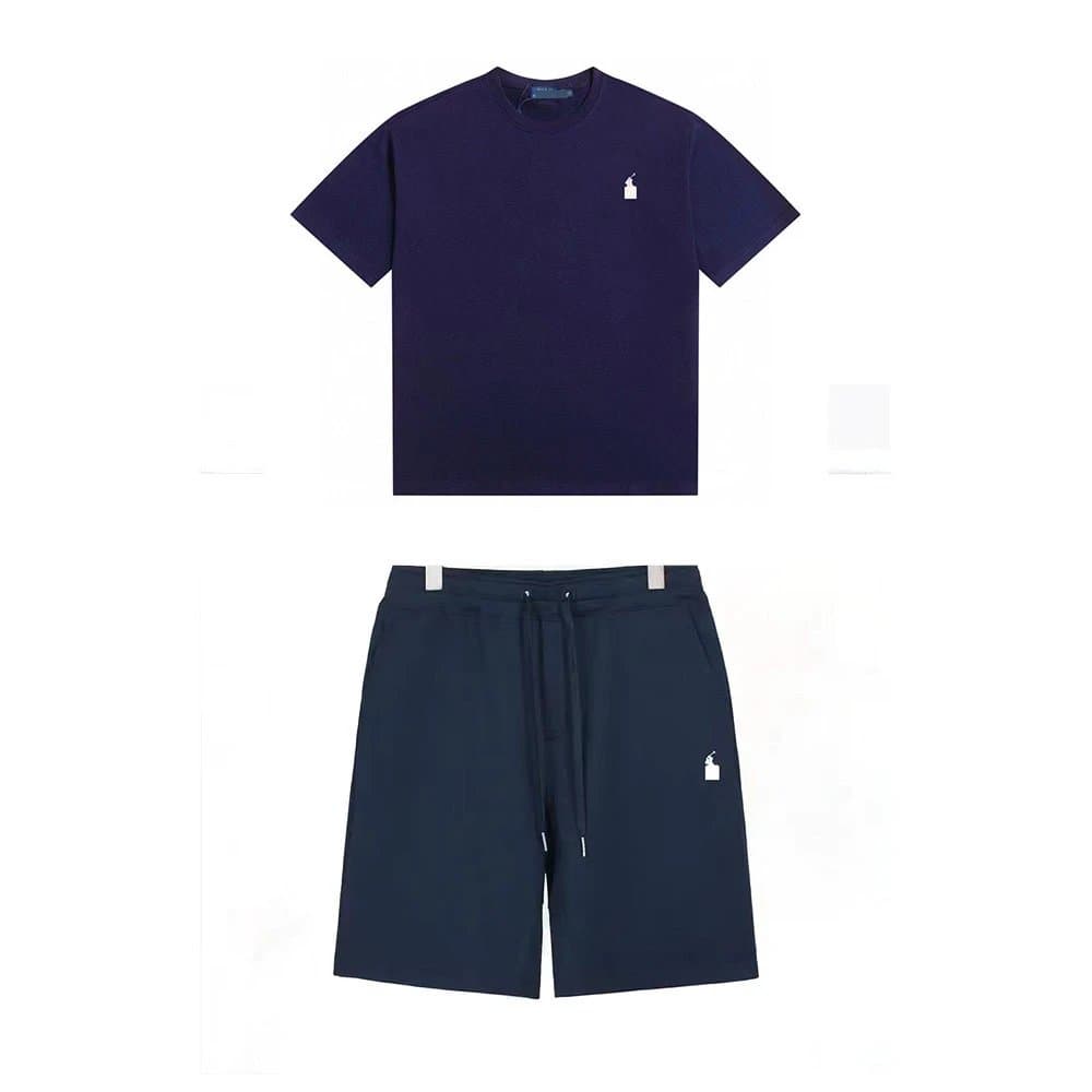 Hellstar Set Star Flame Print — Ralph Lauren藏青白标*Top Version