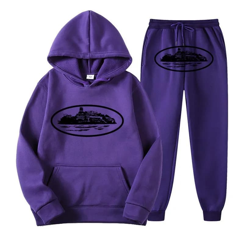 Gallery Dept. Hoodie and Joggers Set Cruise Ship Graphic — 14