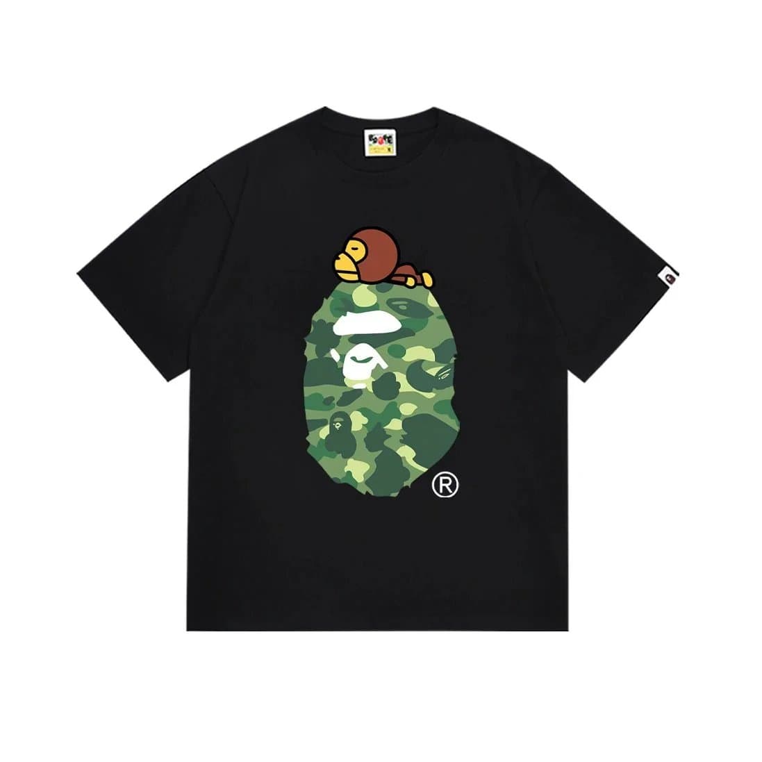 BAPE Ape Head Tee White Logo — 163黑绿