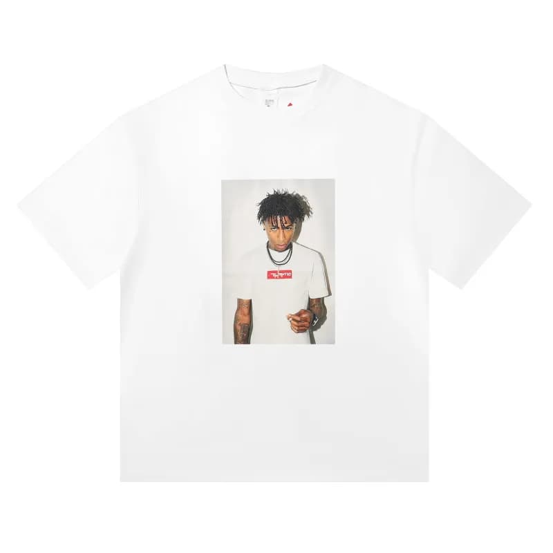 Supreme Box Logo Tee Wiz Khalifa Photo Print