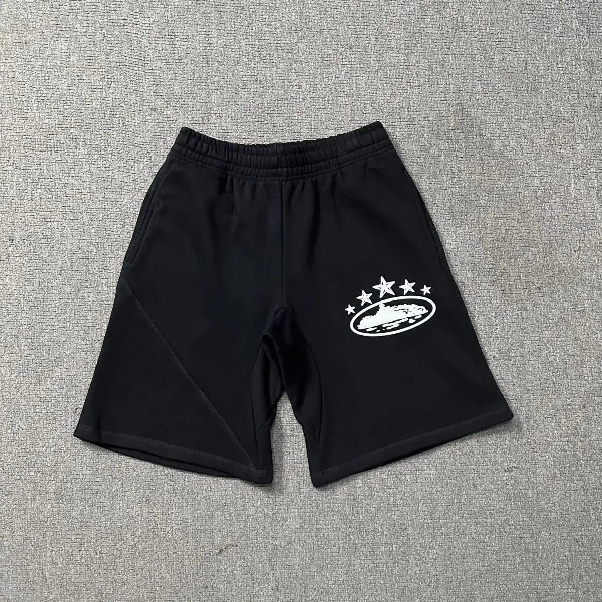 Travis Scott Graphic Shorts Pink Script Logo — 5919黑色