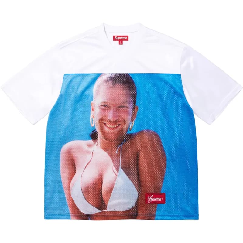 Supreme Mesh Photo Tee Swimsuit Print