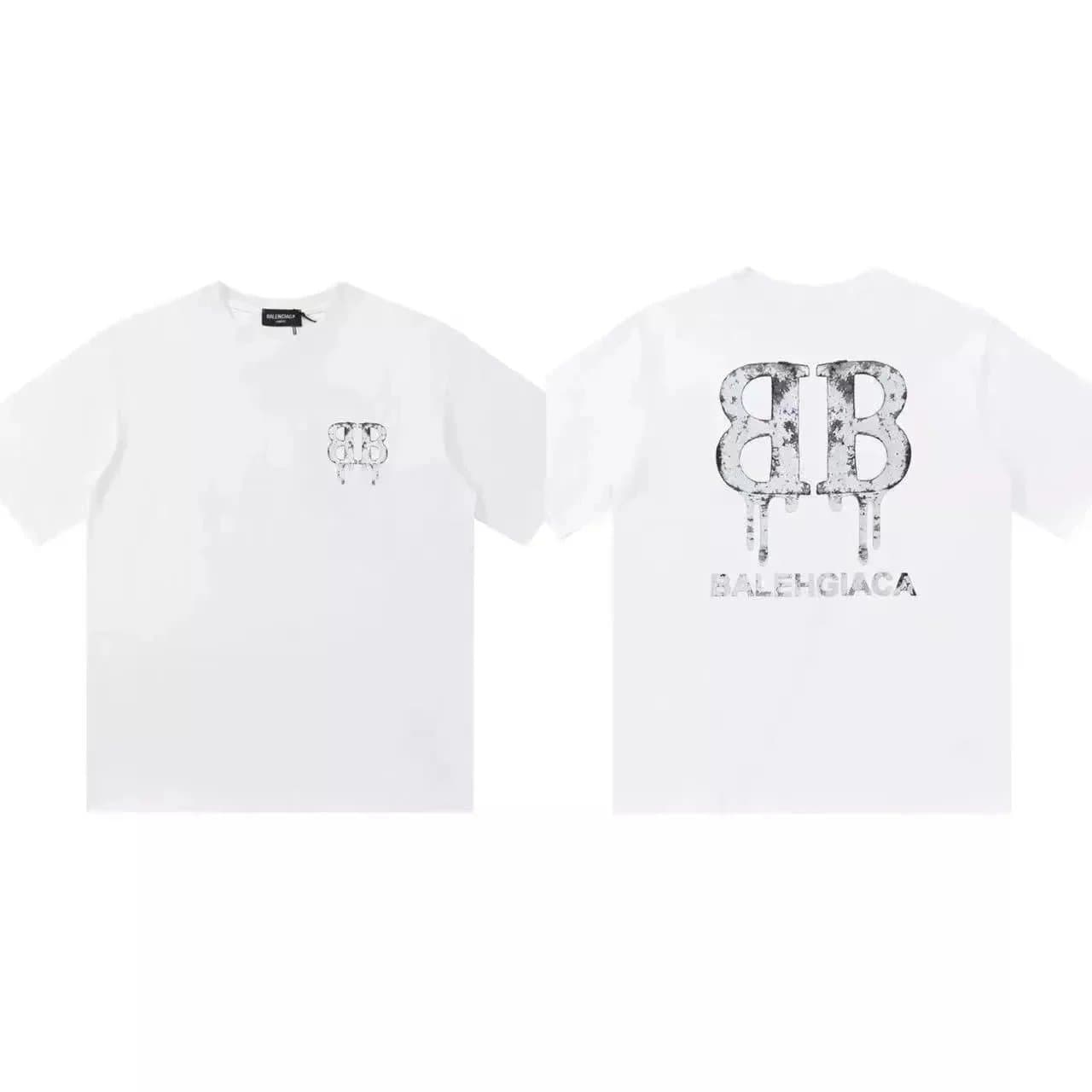 Balenciaga Pixel Logo T-Shirt Pixelated BB — 012