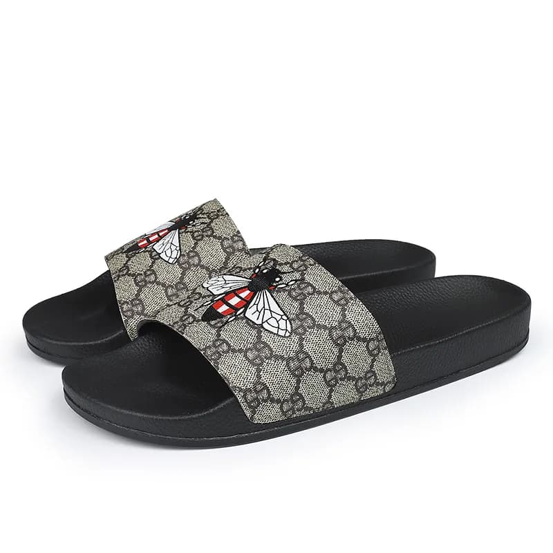 Louis Vuitton Slide Sandal Floral Bear / Damier / Monogram — 小蜜蜂