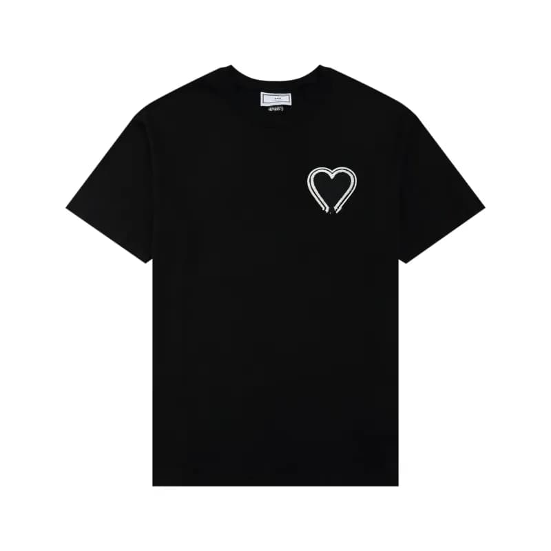 JW Anderson Polo Shirt Heart Logo — 黑黑【108车章款】