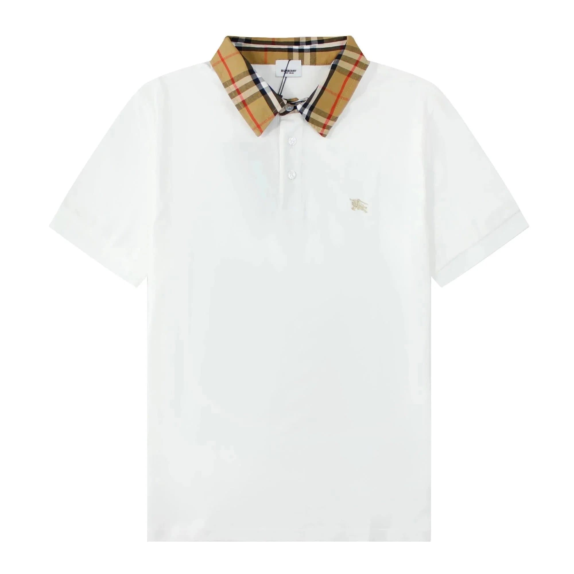 Burberry Polo Shirt Checkered Collar