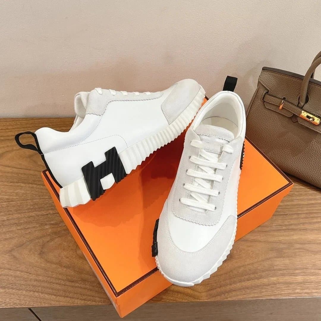 Hermès H-Run White Black