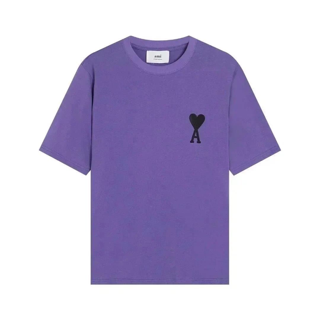 AMI Paris Classic T-Shirt Solid White — 010120014