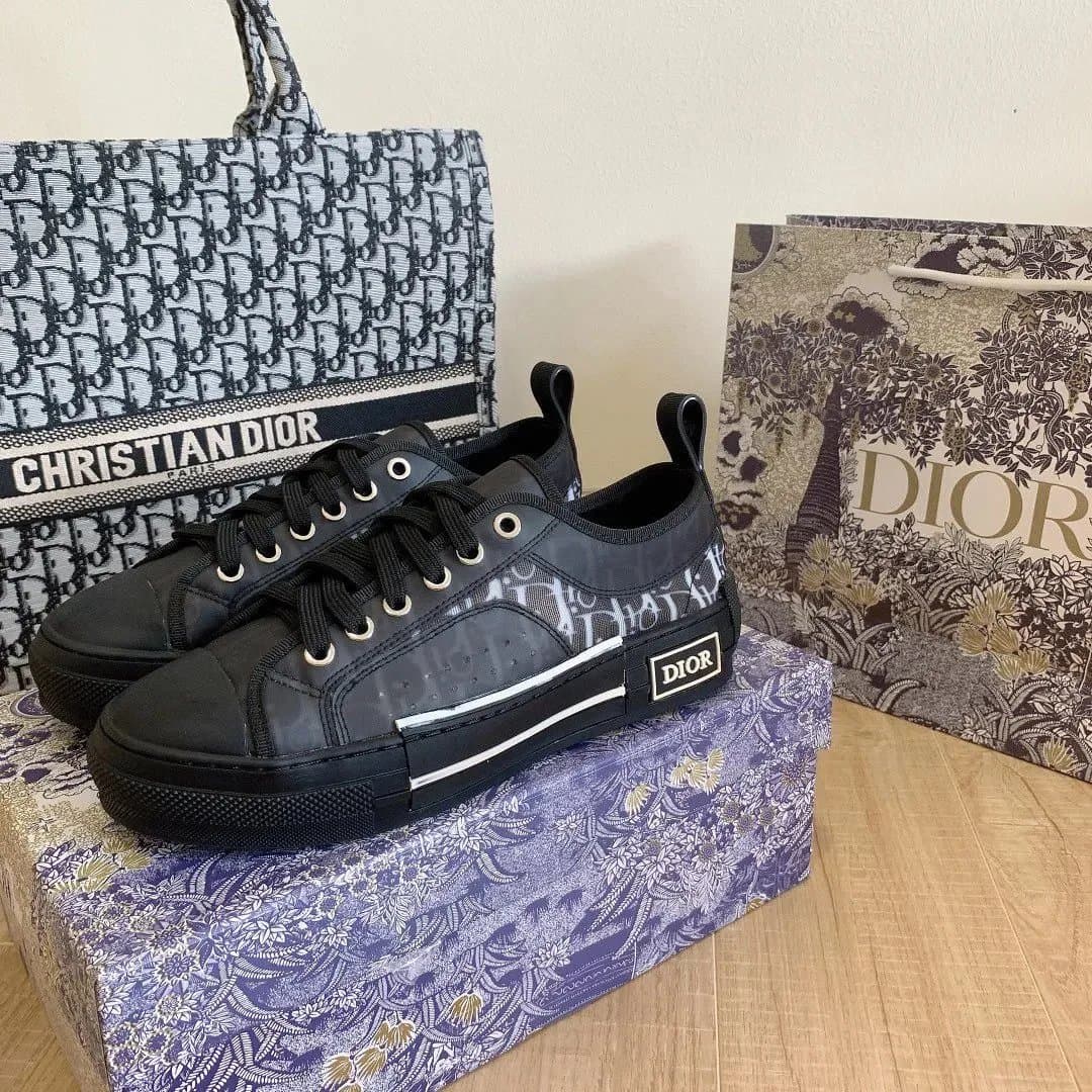 Dior B22 Sneaker Monogram Print