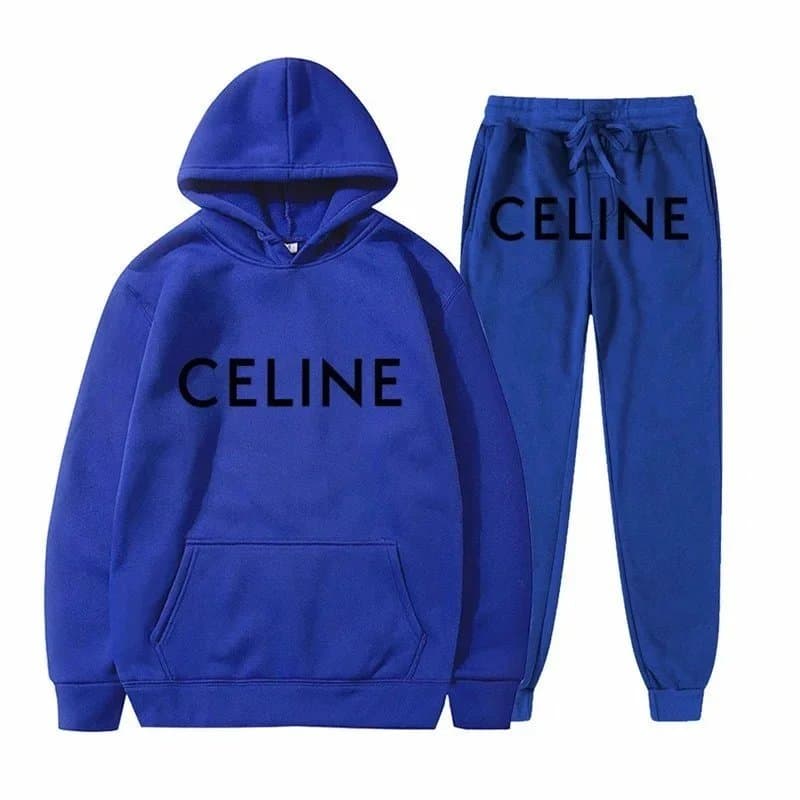 Celine Logo Joggers White Logo — 30