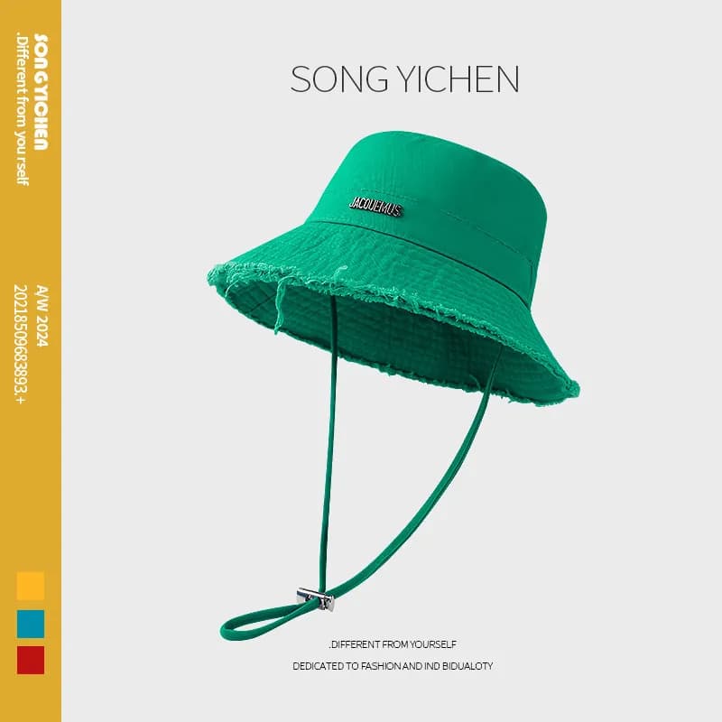 Jacquemus Bucket Hat Frayed Brim