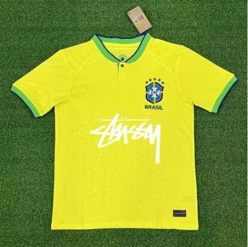Stüssy Brazil National Team Jersey Stussy x Nike Collaboration