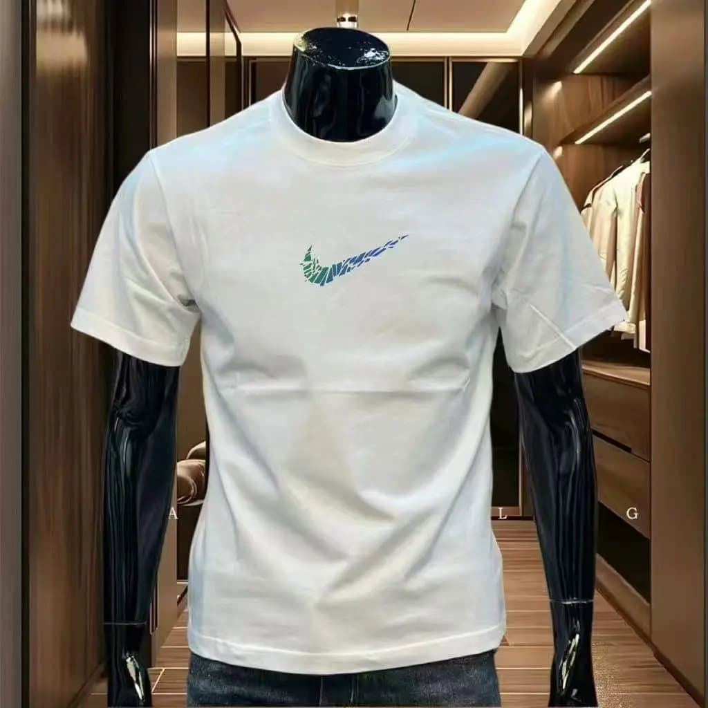 Nike Swoosh Tee Gradient Swoosh — 1170白色230g纯棉