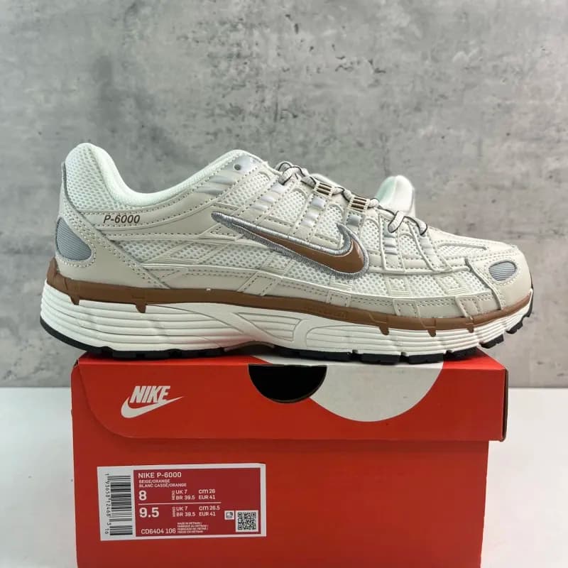 Nike P-6000 Brown Smoke — 白褐色 CD6404-106