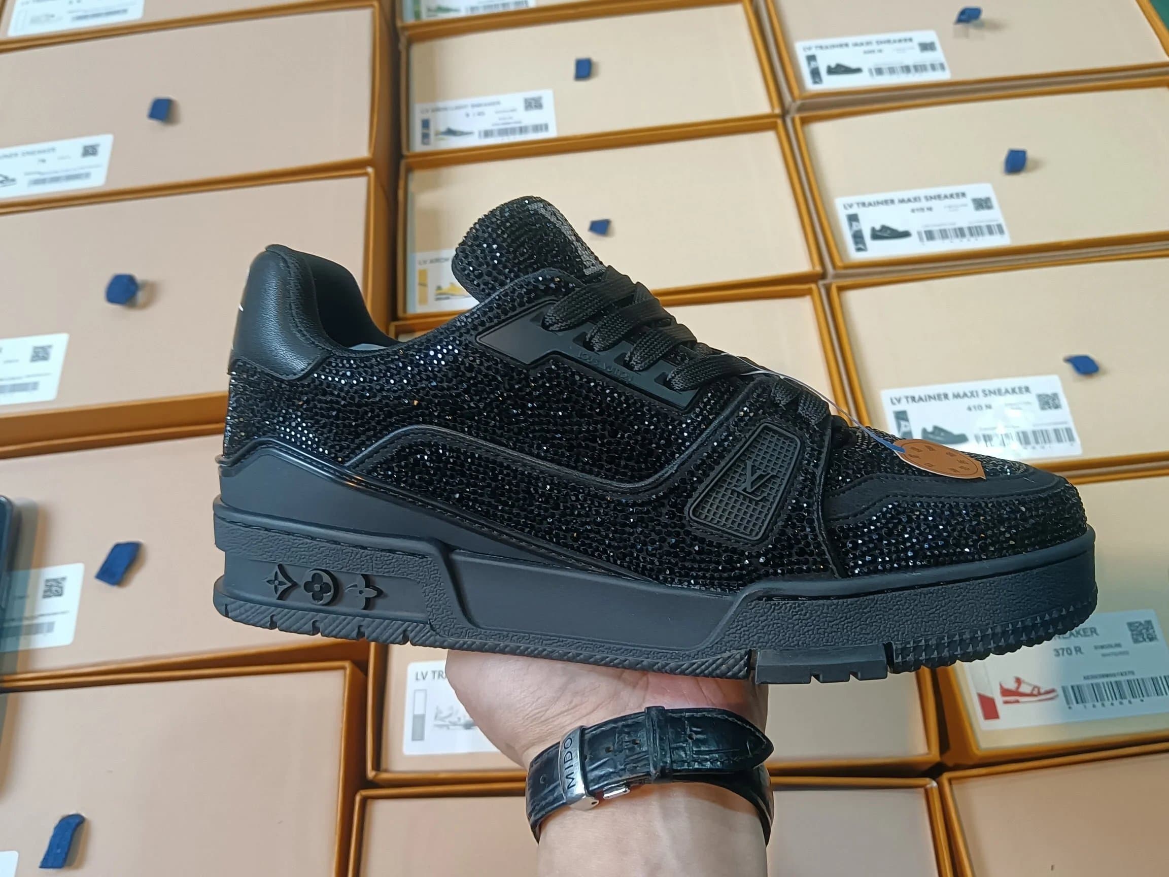 Louis Vuitton LV Trainer Pink Monogram — 33