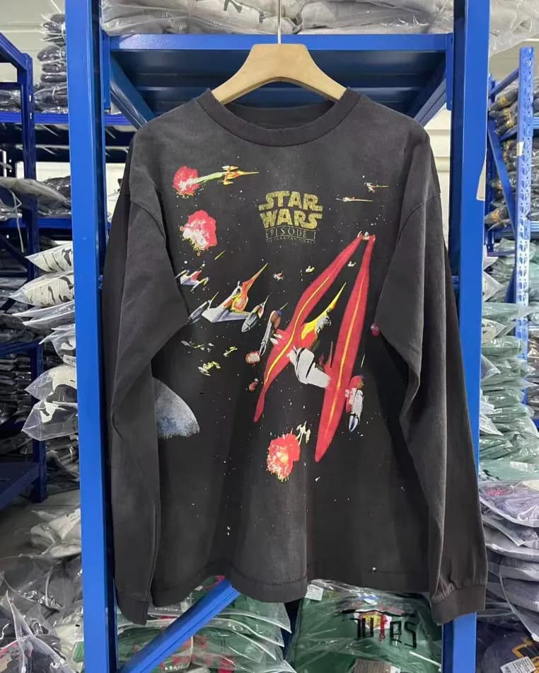 Marvel Long Sleeve Tee Star Wars Episode I Graphic