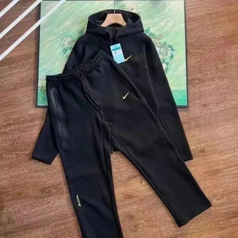 Nike Track Suit Solid Green — 黑色套装3