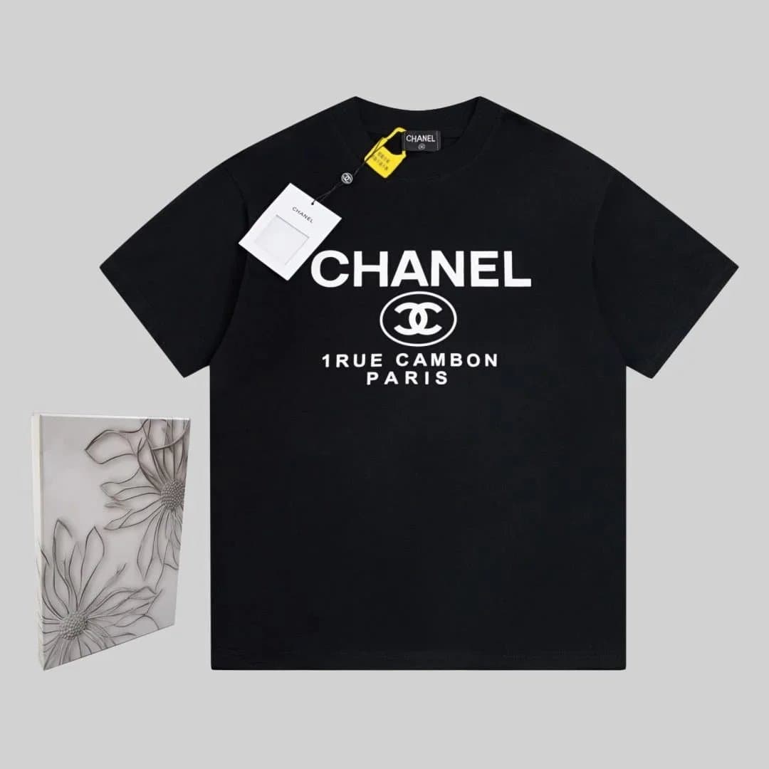 Chanel Logo Tee 1 Rue Cambon Paris