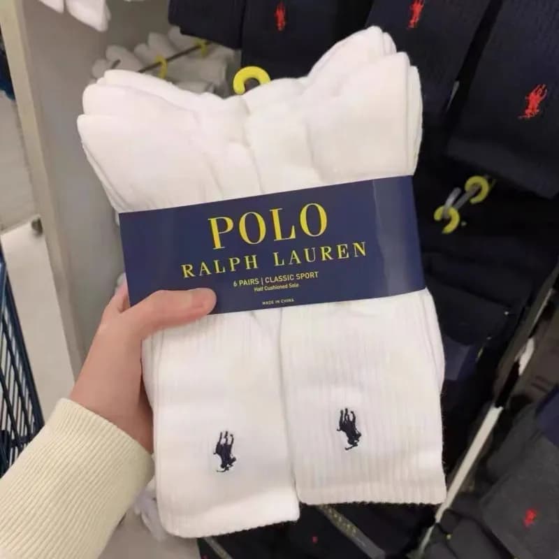 Polo Ralph Lauren Classic Sport Socks 6-Pack