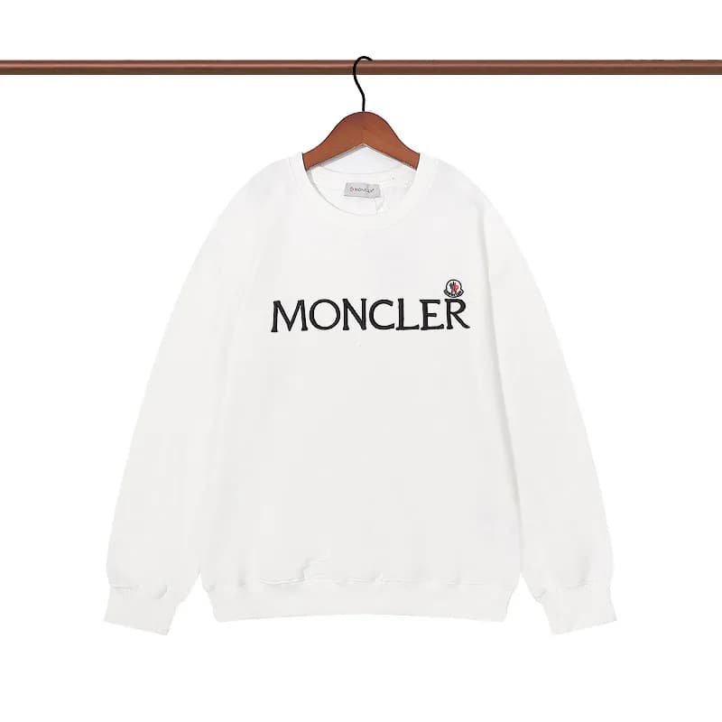 Moncler Crewneck Sweatshirt Logo Embroidered