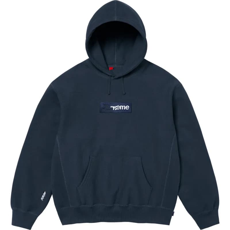 Supreme Box Logo Hooded Sweatshirt Corduroy