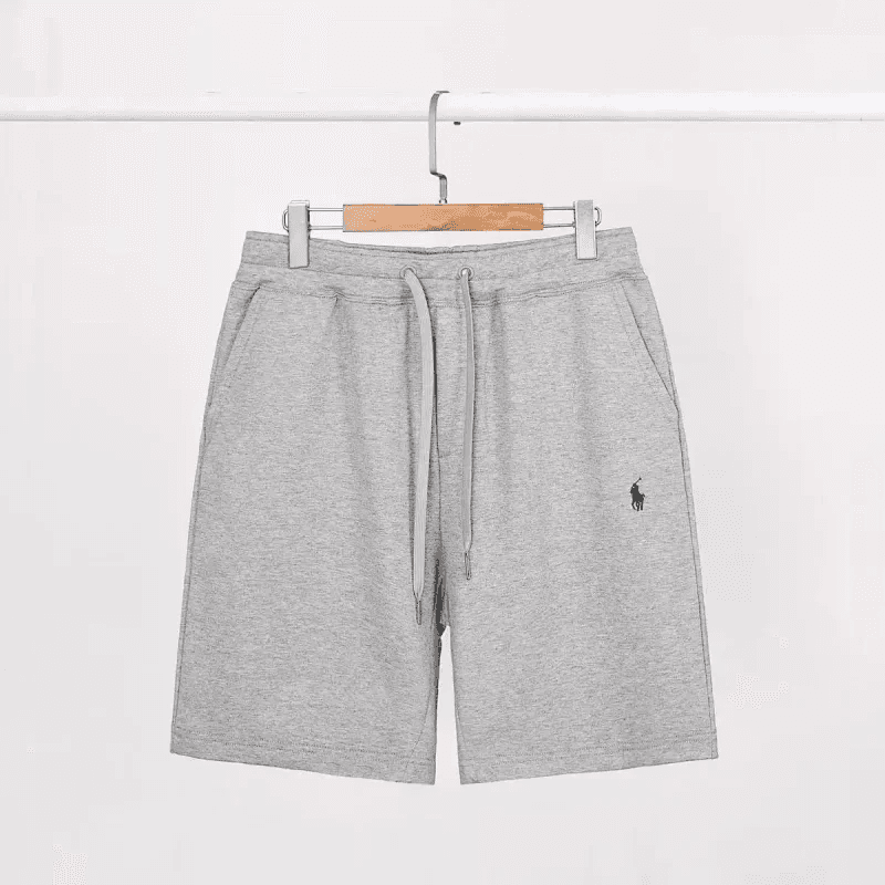 Fear of God Essentials Essentials Shorts Embroidered Logo — Ralph Lauren-灰色黑标