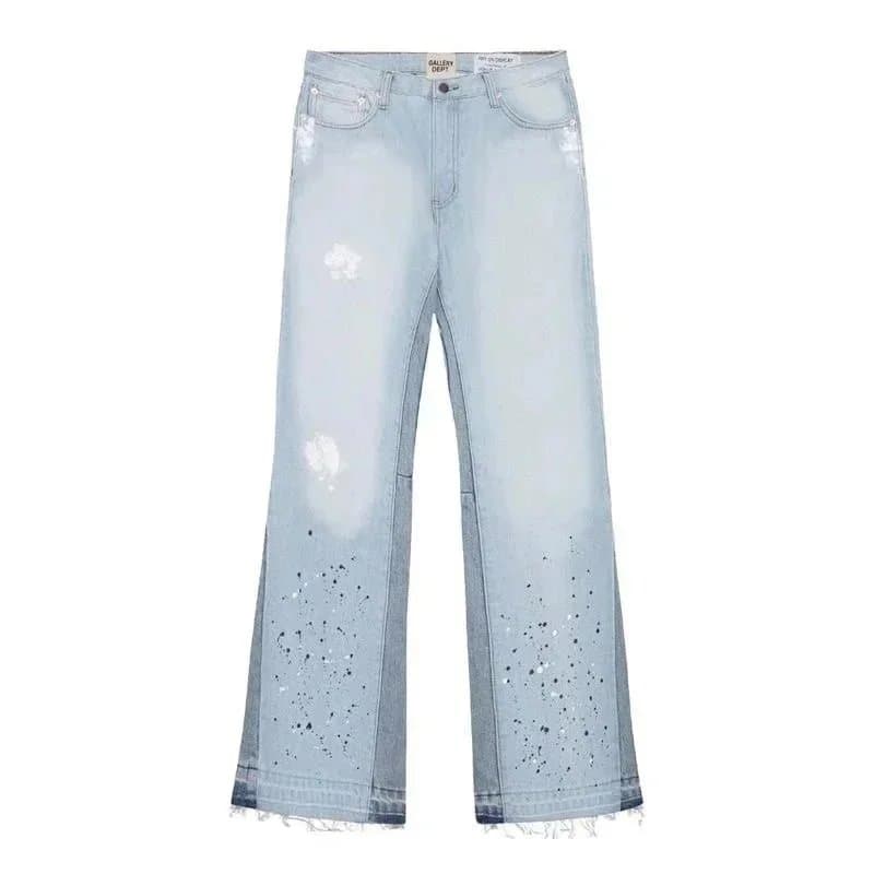 Gallery Dept. Straight Fit Jeans Washed Black — 15