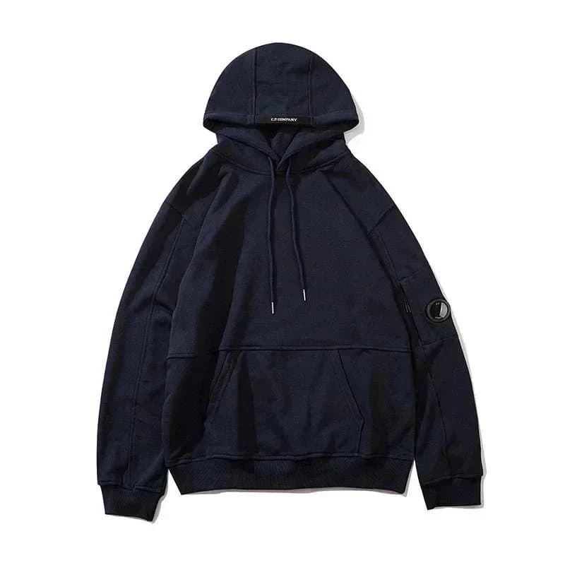 Chrome Hearts Hooded Sweatshirt Olive with Logo Patch — C-P13