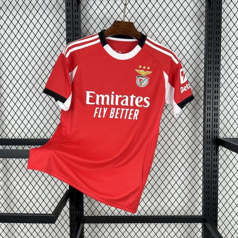 Benfica Home Jersey Emirates Fly Better