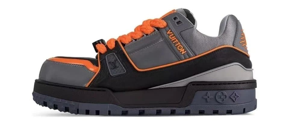 Louis Vuitton LV Trainer Grey Orange