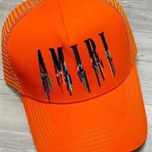 Amiri Baseball Cap AM Logo — 调节 · 17