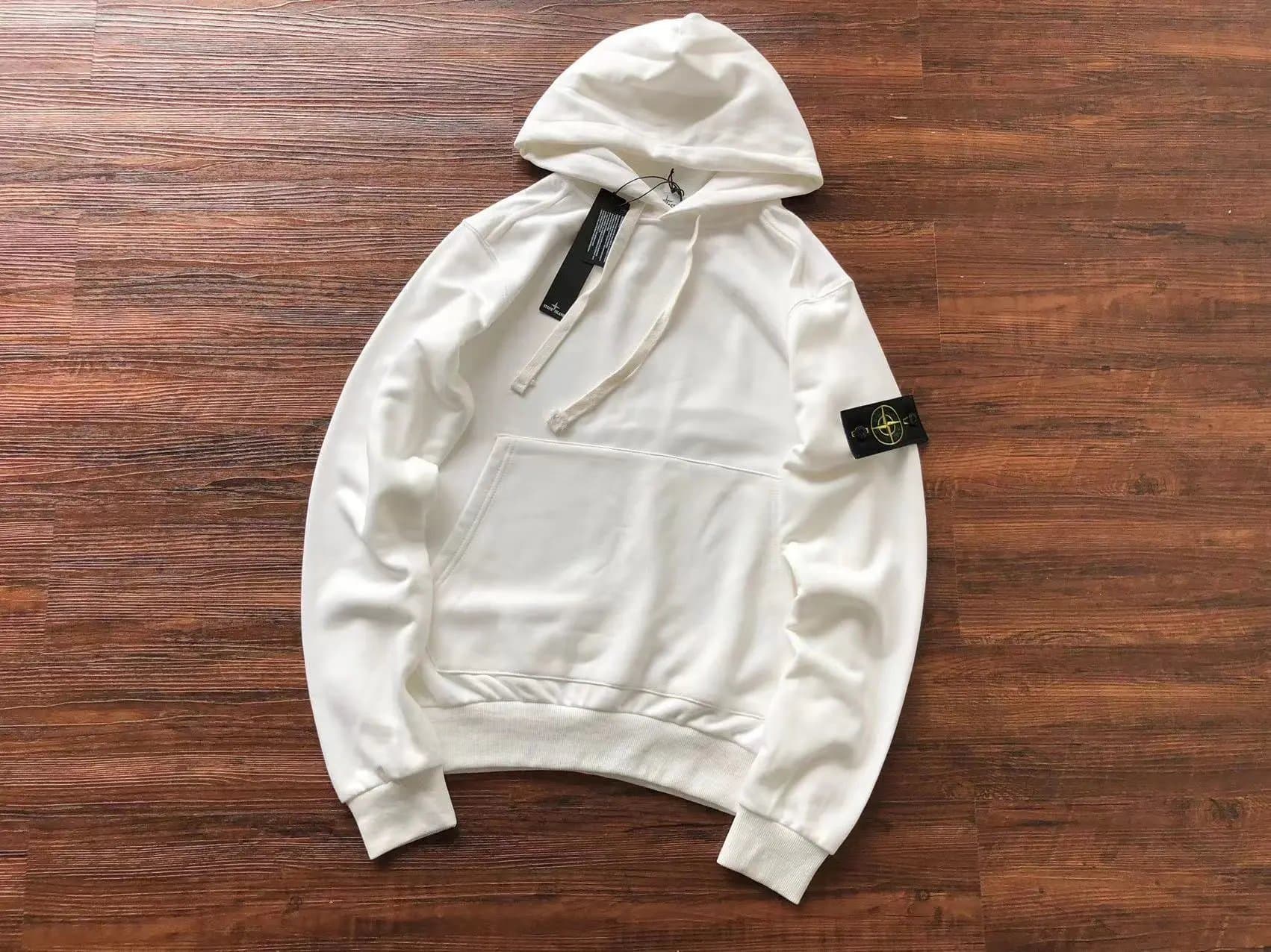 Stone Island Hooded Sweatshirt Solid — 16