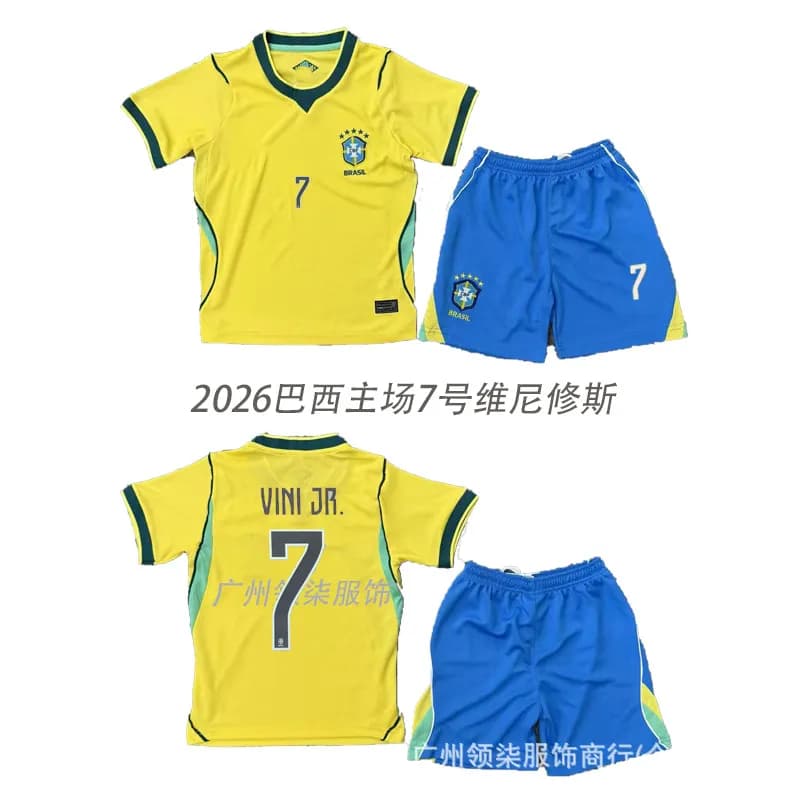 NBA Spain Home Kit 2026 Lamine Yamal #19 — 2026 brazil home no. 7 vinicius kit