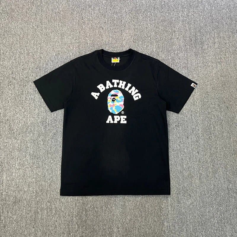 BAPE Graphic Tee A Bathing Ape Logo — 056黑色