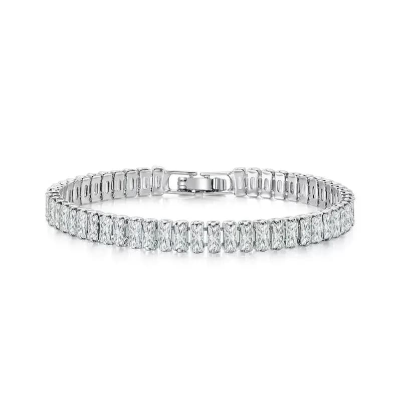 Tiffany & Co. HardWear Bracelet Baguette-Cut Crystal