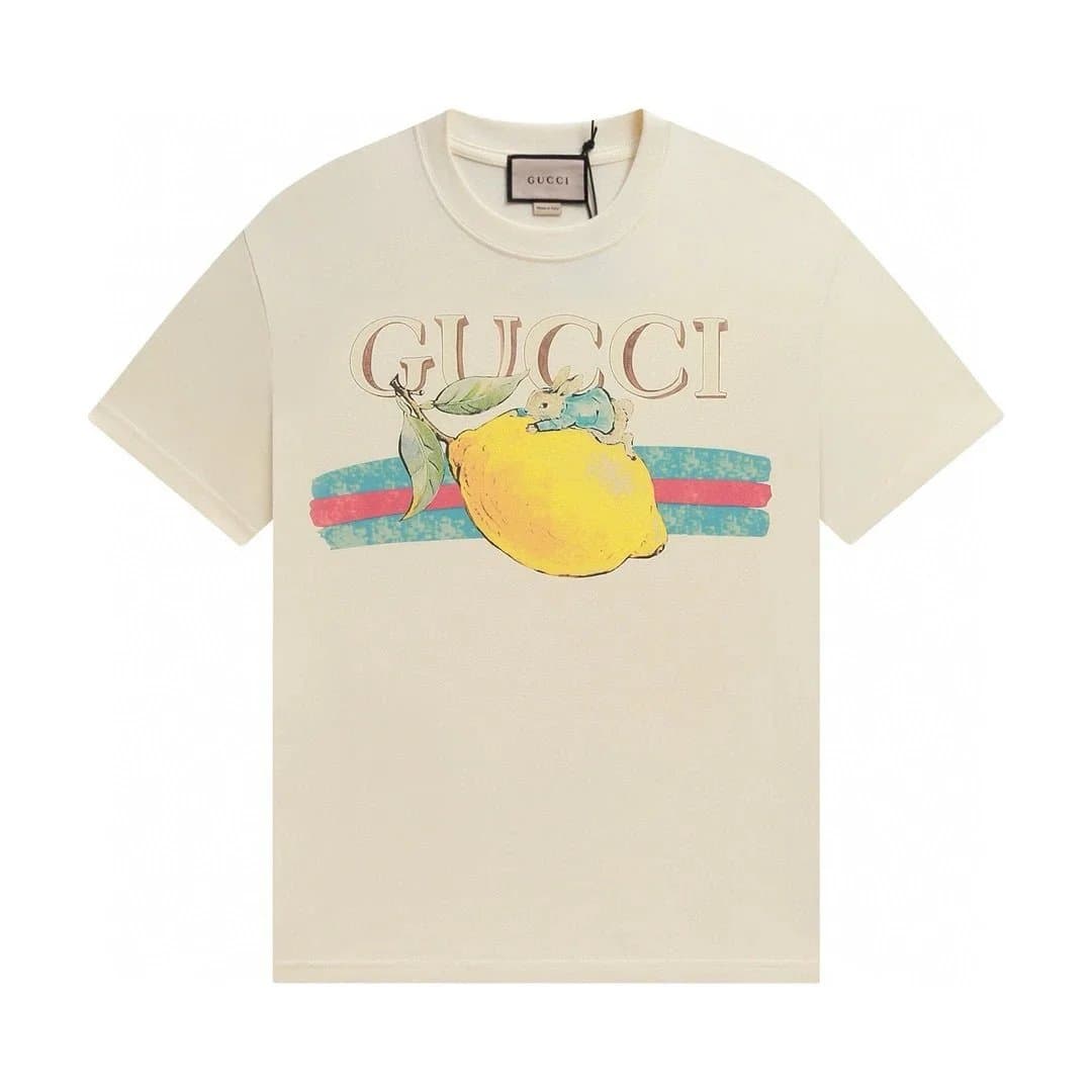 Gucci Logo T-Shirt Rainbow Web — 0103087CPZC