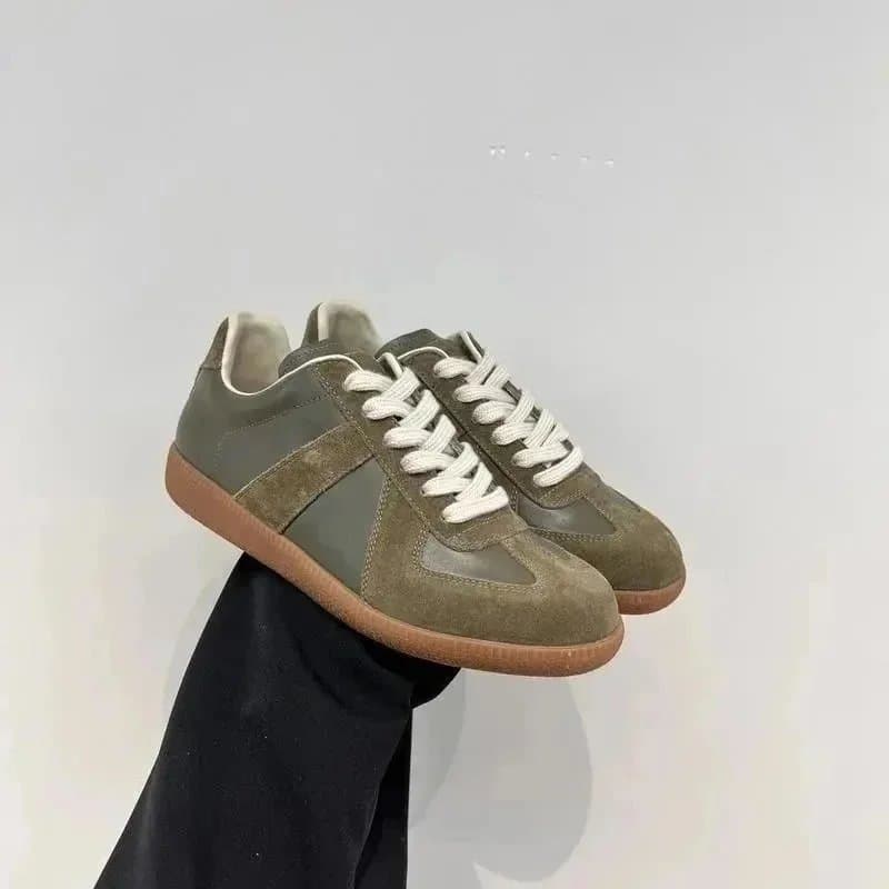 Maison Margiela Future Sneaker Olive Suede