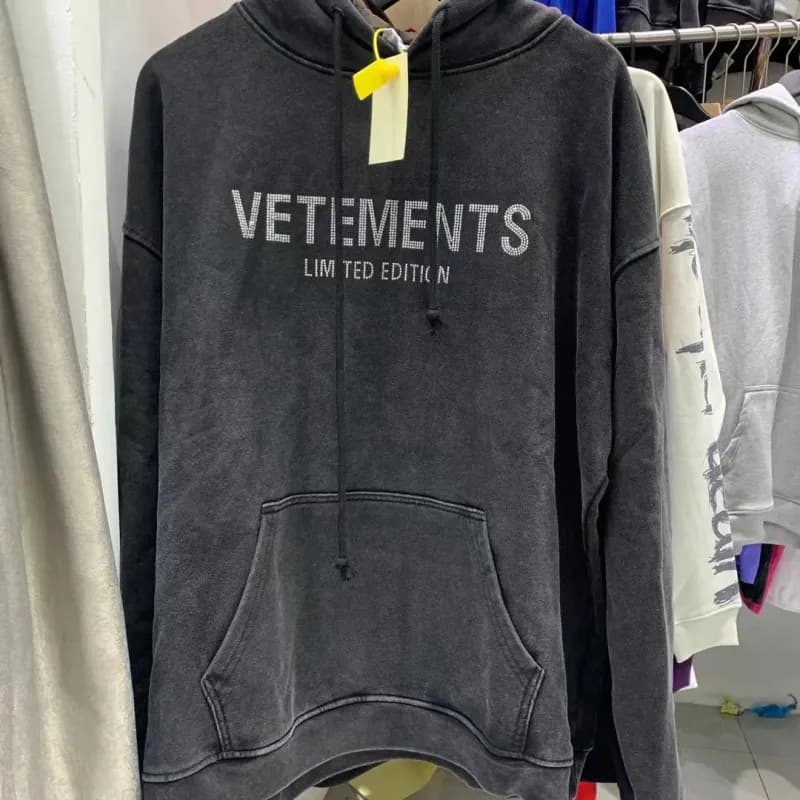Vetements Hooded Sweatshirt Lim Ted Edition