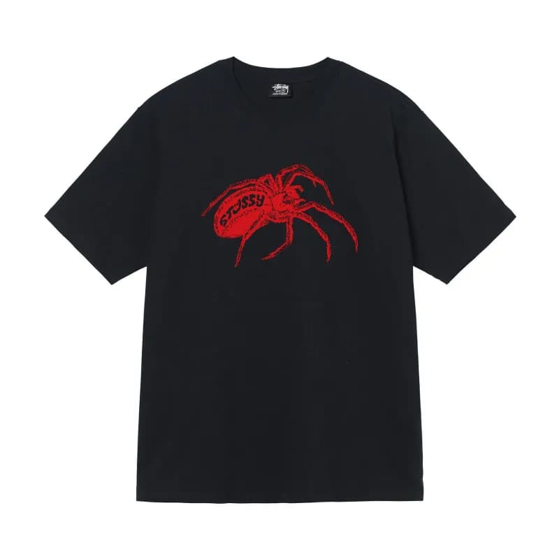 Stüssy Wizard Graphic Tee Blue Star Wizard — 黑色【蜘蛛】