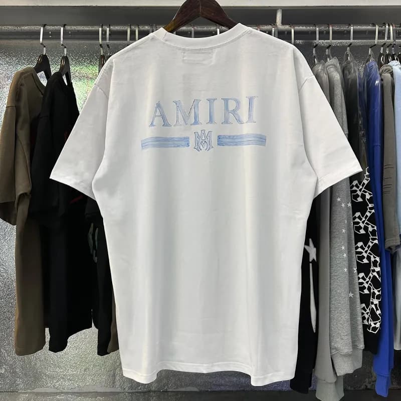 Amiri Graphic Tee Signature Script — 960 white