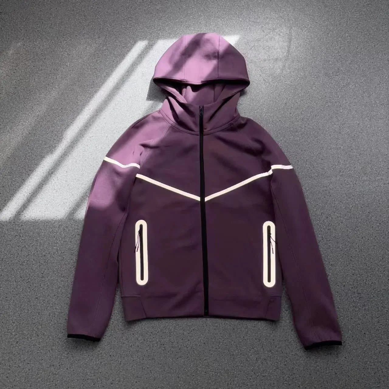 Nike Nocta Hooded Jacket Navy — 反光衣服紫色