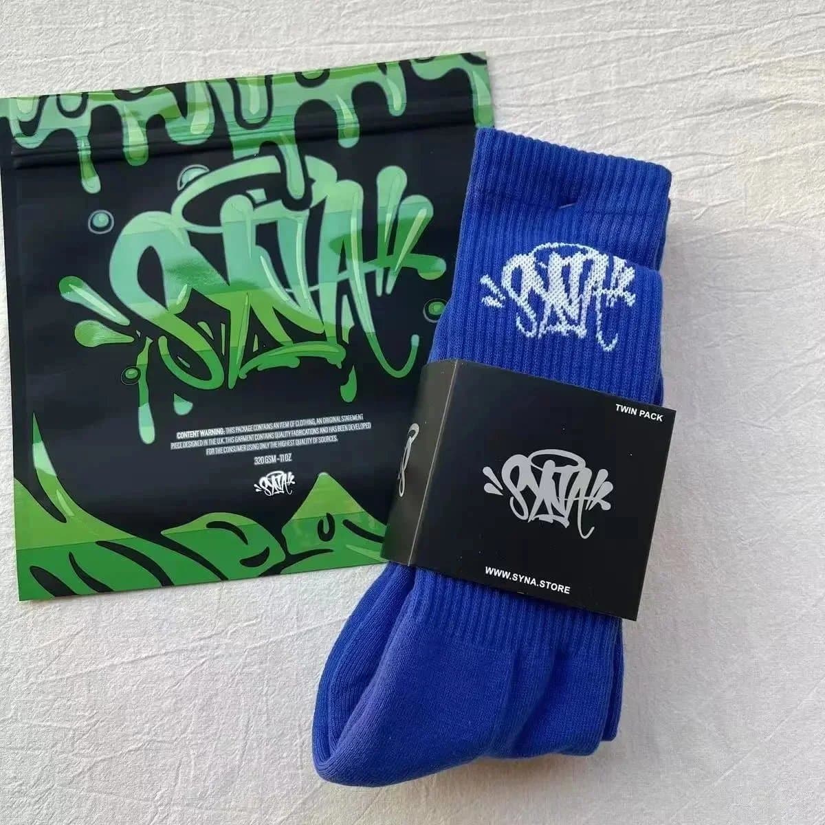 Syna World Twin Pack Socks Graffiti Logo