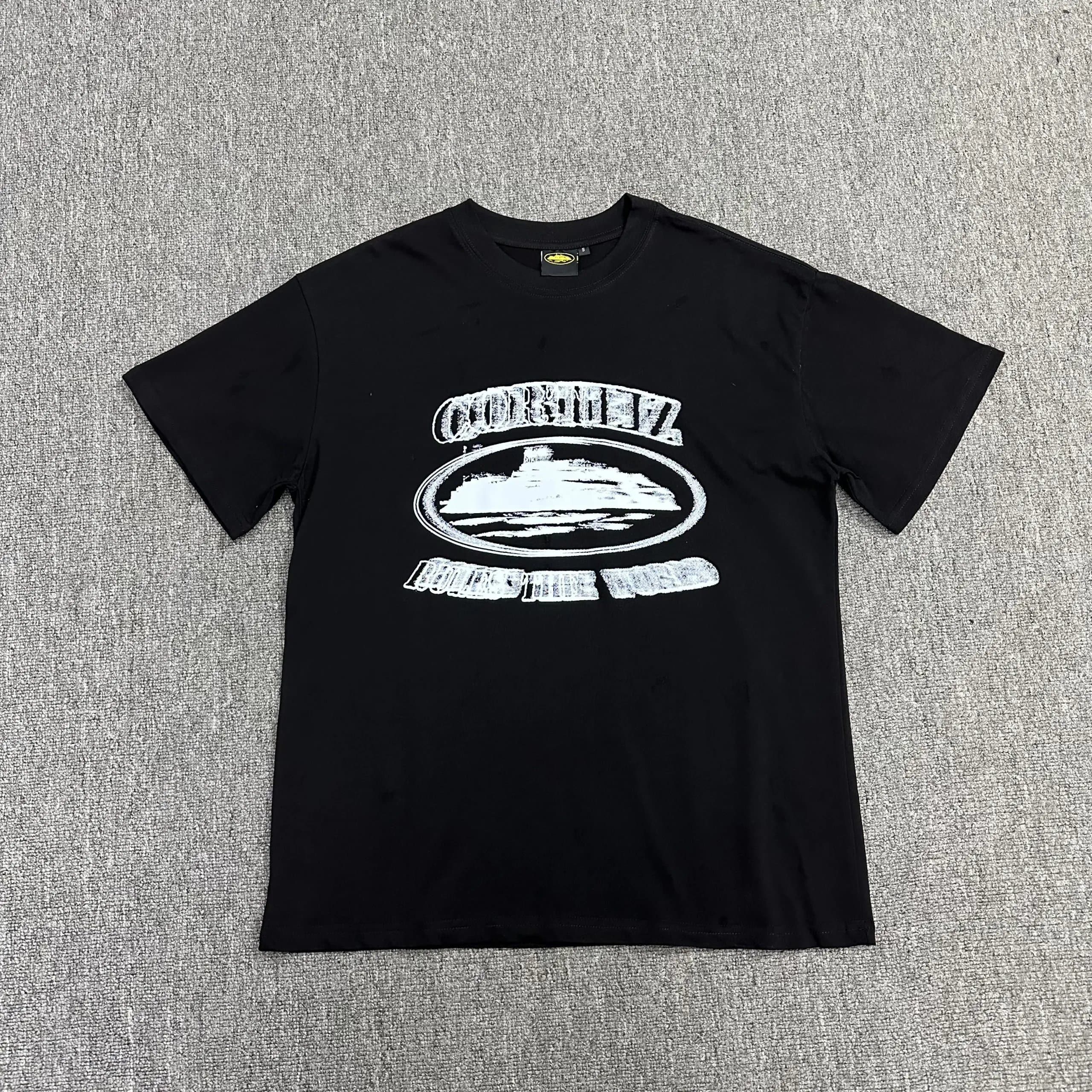 Corteiz Logo Tee Red Script — 2